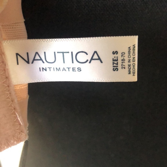 NAUTICA blush colored lace bra. Size Small. Soft padding with adjust straps. - Picture 7 of 7